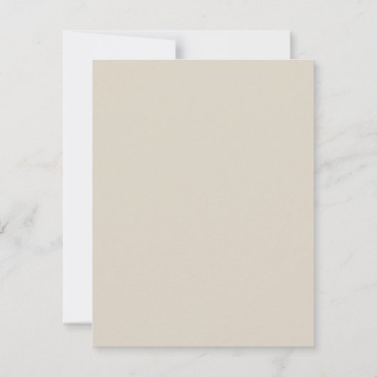 Simple Modern Rustic Pampas Grass Wedding RSVP Kaartje (Achterkant)