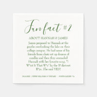 Simple Modern Smaragdgroene Leuk Feit 2 Bruiloft