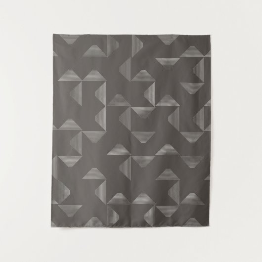 Simple, modern, trendy geometric graphic pattern wandkleed (Voorkant)