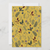 Simple Modern Typography 1 Photo Gold Christmas Feestdagenkaart (Achterkant)