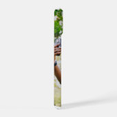 Simple modern typography  photo create your own  iPhone 15 case (Rechterkant)