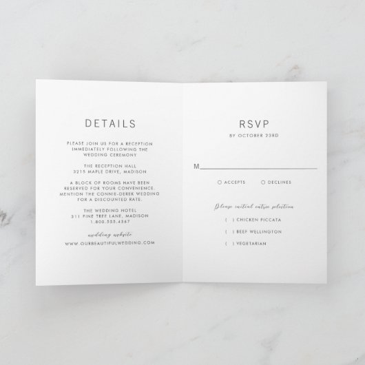 Simple Modern Wedding (Binnen)