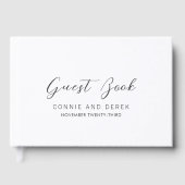 Simple Modern Wedding Gastenboek (Voorkant)