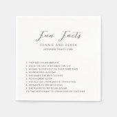 Simple Modern Wedding Servet (Voorkant)