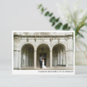 Simple Modern Wedding Thank you card Bedankkaart (Staand voorkant)