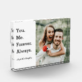 Simple Modern Wedding Verloving Photo Block Fotoblokken (Links)