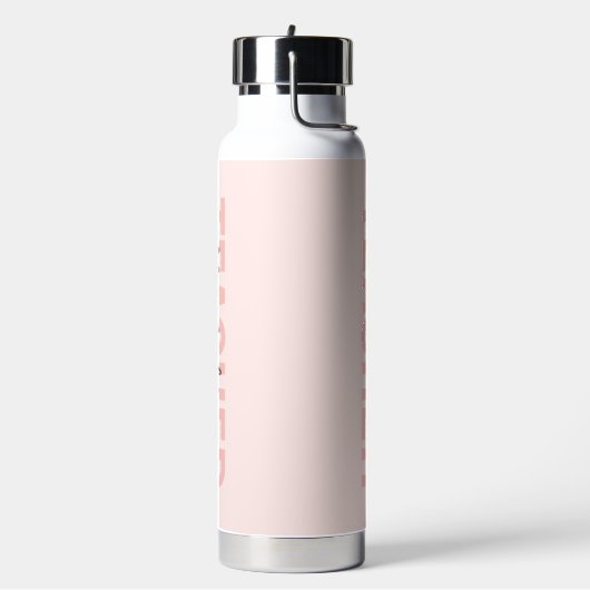 Simple ModernBlush Pink Teacher Waterfles (Links)