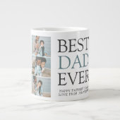 Simple Moderne Fathers Day Fotofamilie collage Grote Koffiekop (Voorkant)