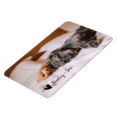 Simple Moderne Full Photo Pet Dog | Horizontaal Magneet (Linkerzijde)