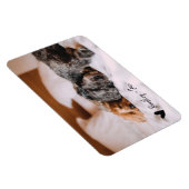 Simple Moderne Full Photo Pet Dog | Horizontaal Magneet (Rechterzijde)