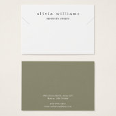 Simple Moderne Ketting Bracelet Display Kaart (Voorkant /achterkant)