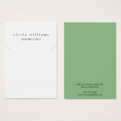 Simple Moderne Ketting Bracelet Display Kaart (Voorkant /achterkant)