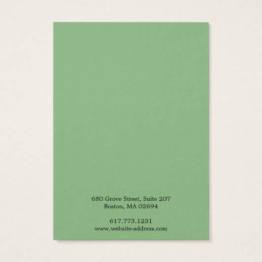 Simple Moderne Ketting Bracelet Display Kaart (Achterkant)