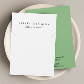 Simple Moderne Ketting Bracelet Display Kaart