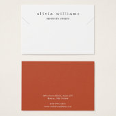 Simple Moderne Ketting Bracelet Display Kaart (Voorkant /achterkant)