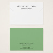 Simple Moderne Ketting Bracelet Display Kaart (Voorkant /achterkant)