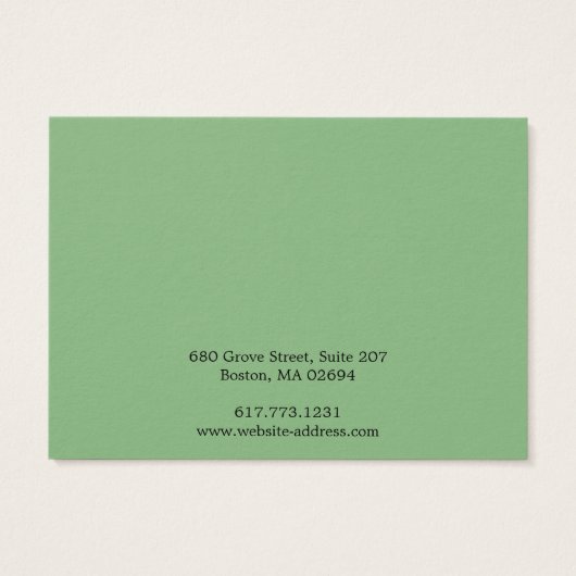 Simple Moderne Ketting Bracelet Display Kaart (Achterkant)