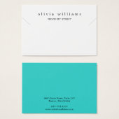 Simple Moderne Ketting Bracelet Display Kaart (Voorkant /achterkant)