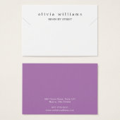 Simple Moderne Ketting Bracelet Display Kaart (Voorkant /achterkant)