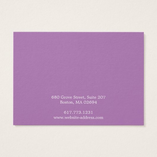 Simple Moderne Ketting Bracelet Display Kaart (Achterkant)