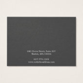 Simple Moderne White Ketting Bracelet Display Kaar Visitekaartje (Achterkant)