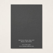 Simple Moderne White Ketting Bracelet Display Kaar Visitekaartje (Achterkant)