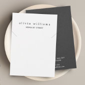 Simple Moderne White Ketting Bracelet Display Kaar Visitekaartje