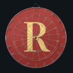 Simple Monogram Modern Dartbord<br><div class="desc">Dit is een eenvoudig, modern, gepersonaliseerd monogram ontwerp. Dit stijlvolle ontwerp is trending brown met stijlvolle typografie. Het is perfect voor een gepersonaliseerd geschenk of ideaal als een nieuw spelletjeskameraccessoire voor jezelf. Voeg eenvoudig uw initiaal letter toe door het te typen in het personaliseer dit tekstvak. Bekijk het ontwerpbewerkingshulpmiddel om...</div>