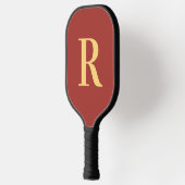 Simple Monogram Modern Pickleball Paddle (Links)