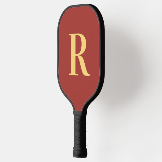Simple Monogram Modern Pickleball Paddle (Links)