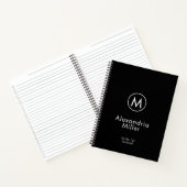 Simple Monogram To-Do List Journal Notitieboek (Binnen)