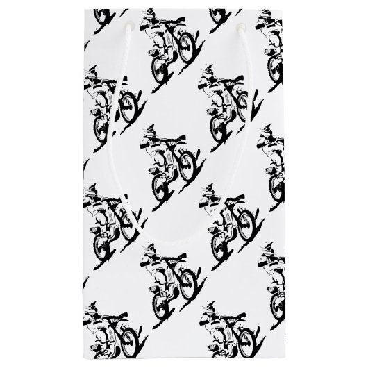 Simple Motorcross Bike en Rider Klein Cadeauzakje (Achterkant)