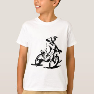 Simple Motorcross Bike en Rider T-shirt