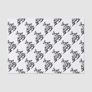 Simple Motorcross Bike en Rider Tissuepapier