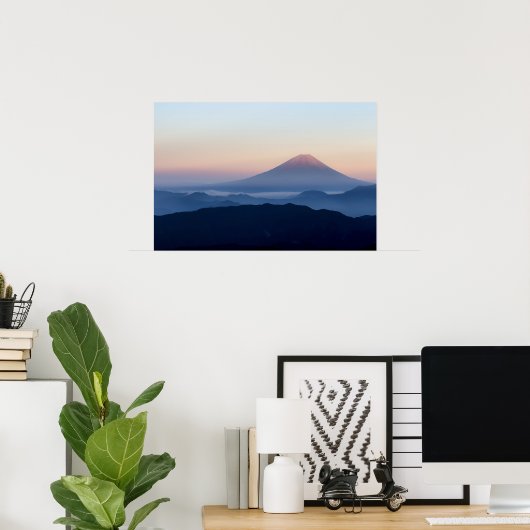Simple Mount Fuji, Japan Art | Poster (Thuiskantoor)