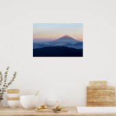 Simple Mount Fuji, Japan Art | Poster (Keuken)