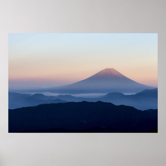 Simple Mount Fuji, Japan Art | Poster (Voorkant)