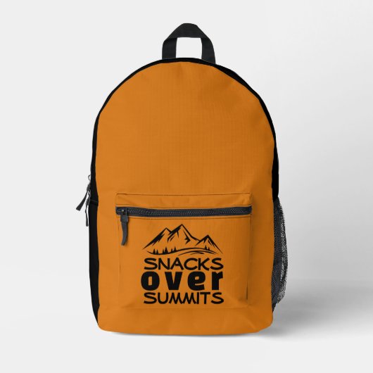 Simple Mountain Art Hiking Backpack Gift Bedrukte Rugzak (Voorkant)