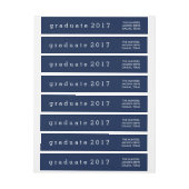 Simple Navy Blue Afstuderen 2016 (Vel)