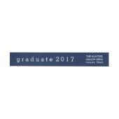 Simple Navy Blue Afstuderen 2016 (Individueel)