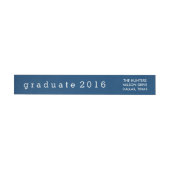 Simple Navy Blue Afstuderen 2016 (Individueel)