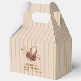 Simple Neutral Rustic Boho Cowgirl Baby Shower  Bedankdoosjes