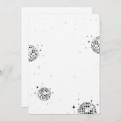 Simple New Year's Eve Invitation Kaart (Voorkant / Achterkant)