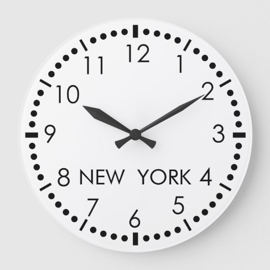 Simple New York Newsroom Grote Klok (Voorkant)