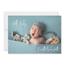Simple Newborn Photo Elegant Hallo Baby Birth