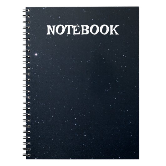 Simple night NOTEBOOK Notitieboek (Voorkant)