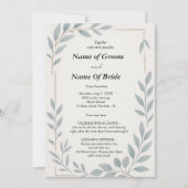 Simple not complicated Wedding invitation Kaart (Voorkant)
