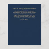 Simple Nuestra BODA Spain Weddenschapstekst Inv Flyer (Achterkant)