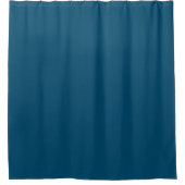 Simple Ocean Blue Authority® Douchegordijn (Voorkant)