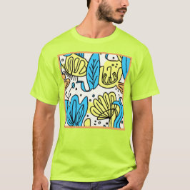 Simple Ocean Patterns Art T-shirt